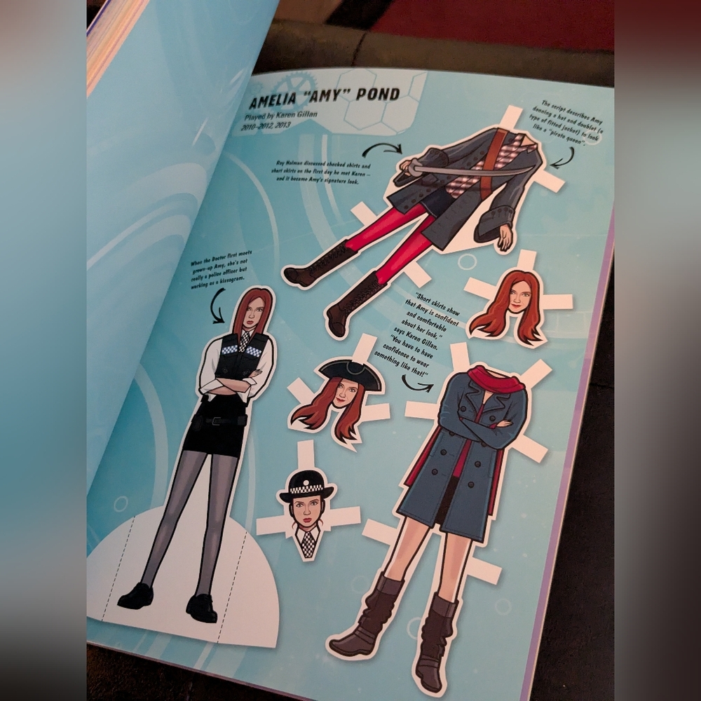 Doctor Who Paper Dolls Book - Picture 8 of 9